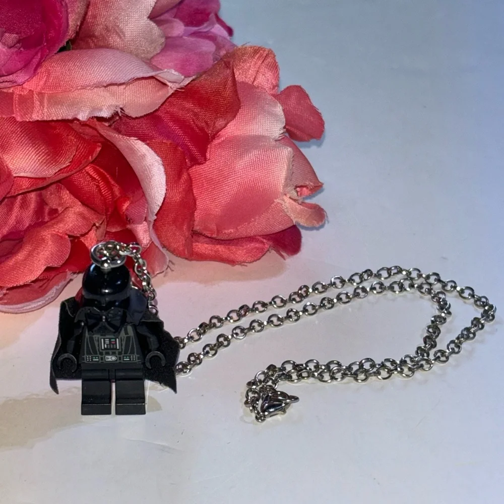 LEGO Darth Vader Lego Minifig Necklace Star Wars Jewelry Darth Vader Lego - Picture 3 of 13